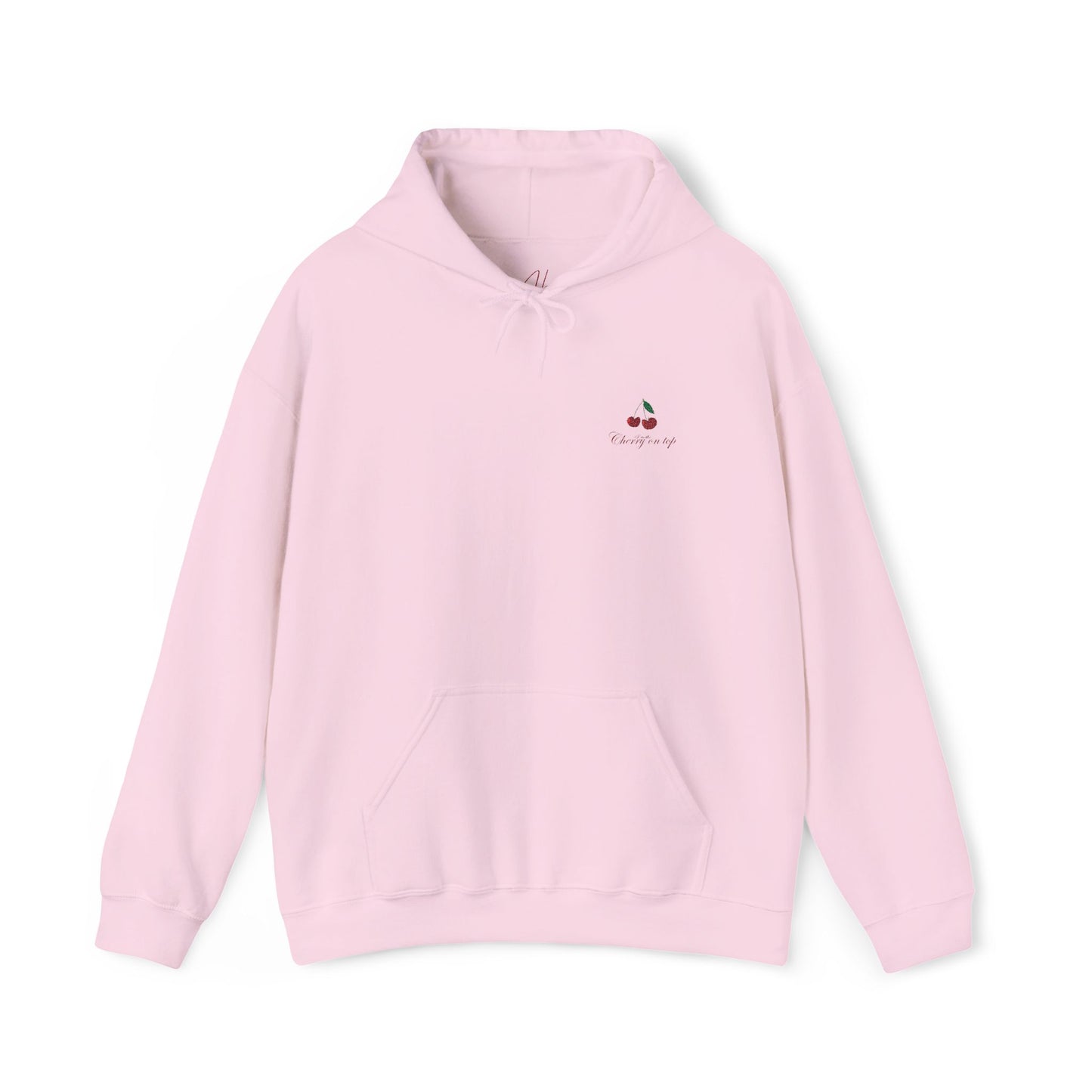 Cherry On Top Hooded Sweatshirt (embroidered)