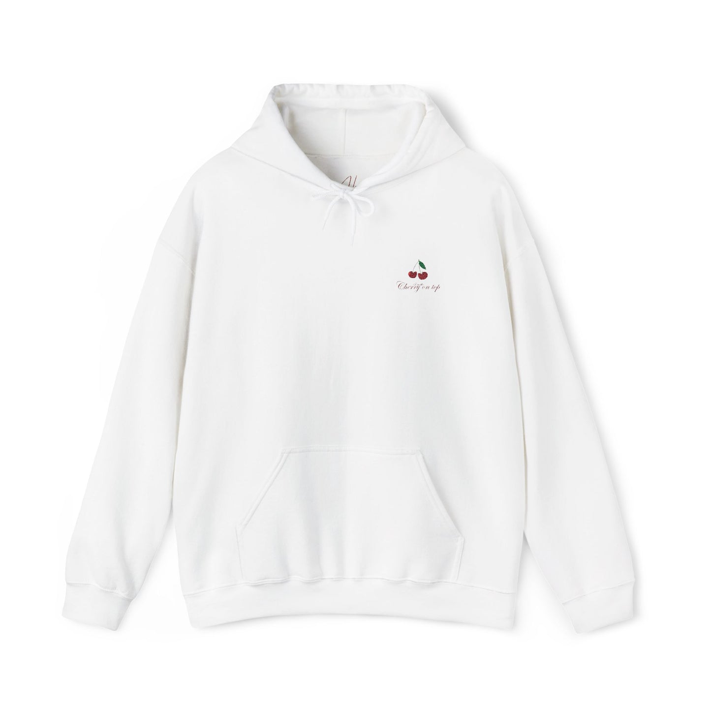 Cherry On Top Hooded Sweatshirt (embroidered)