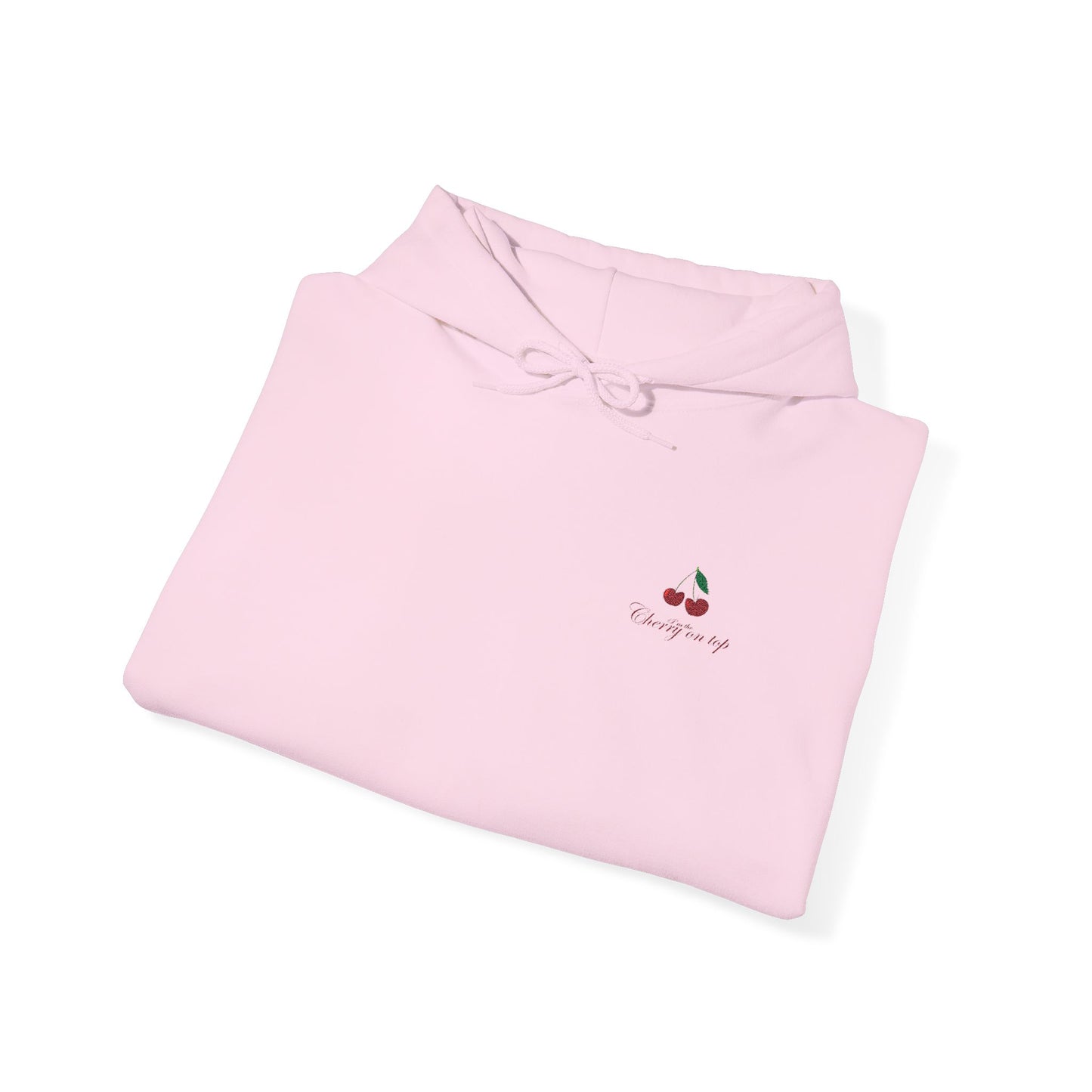 Cherry On Top Hooded Sweatshirt (embroidered)