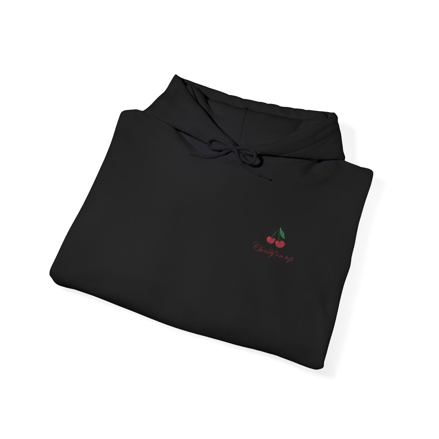 Cherry On Top Hooded Sweatshirt (embroidered)